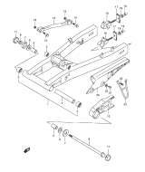 SUZUKI, GSX 600 F X, HINTERER SCHWINGARM