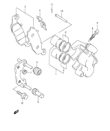 SUZUKI, GSX 600 F X, FRONT BREMSSATTEL