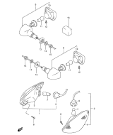 SUZUKI, GSX 600 F X, BLINKERLICHT