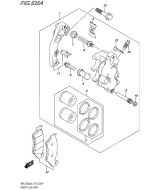 SUZUKI, RMZ 250 EU L8, FRONT BREMSSATTEL