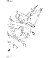 SUZUKI, RMZ 250 EU L8, RAHMENABDECKUNG