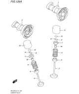 SUZUKI, RMZ 250 EU L8, NOCKENWELLE VENTIL