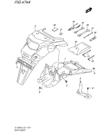 SUZUKI, DL 1000 A V-Strom L8, HINTERER KOTFLUEGEL