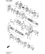 SUZUKI, DL 1000 A V-Strom L8, GETRIEBE