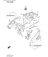 SUZUKI, DL 1000 A V-Strom L8, TANKVERKLEIDUNG (YVB,YWW,QEB)