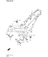 SUZUKI, DL 650 A V-Strom L7, RAHMENABDECKUNG