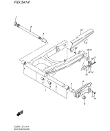 SUZUKI, DL 650 A V-Strom L7, HINTERER SCHWINGARM