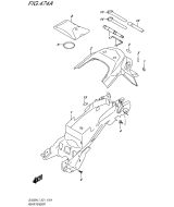 SUZUKI, DL 650 A V-Strom L7, HINTERER KOTFLUEGEL