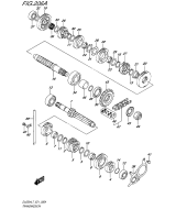 SUZUKI, DL 650 A V-Strom L7, GETRIEBE