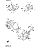 SUZUKI, DL 650 A V-Strom L7, KURBELGEHAEUSEABDECKUNG