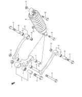 SUZUKI, GSX 600 F L, HINTERER DAEMPFER