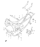 SUZUKI, GSX 600 F L, RAHMEN