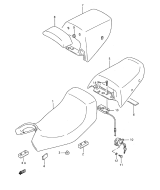 SUZUKI, GSX 600 F L, SITZ