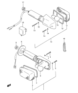 SUZUKI, GSX 600 F L, BLINKERLICHT