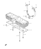 SUZUKI, GSX 600 F R, ZYLINDER