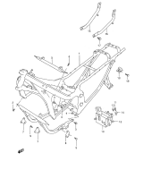SUZUKI, GSX 600 F R, RAHMEN