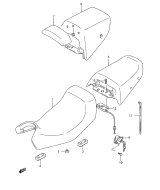 SUZUKI, GSX 600 F R, SITZ