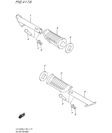 SUZUKI, UK 110 NM Address L9, BEIFAHRER FUSSSTUETZE