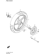 SUZUKI, UK 110 NM Address L9, VORDERRAD