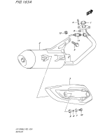 SUZUKI, UK 110 NM Address L9, AUSPUFF