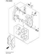 SUZUKI, RMZ 450 US L9, FRONT BREMSSATTEL