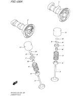 SUZUKI, RMZ 450 US L9, NOCKENWELLE VENTIL