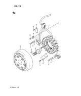 SUZUKI, VS 750 GLP Intruder M, ZUENDMAGNET