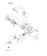 SUZUKI, VS 750 GLP Intruder M, WASSERPUMPE