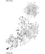 SUZUKI, DL 650 XT A V-Strom L8, ZYLINDERKOPF VORNE