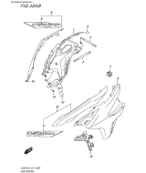 SUZUKI, DL 650 XT A V-Strom L9, SEITENVERKLEIDUNG