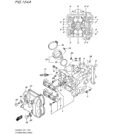 SUZUKI, DL 650 XT A V-Strom L9, ZYLINDERKOPF VORNE