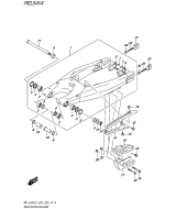 SUZUKI, RMZ 250 US L9, HINTERER SCHWINGARM