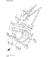 SUZUKI, RMZ 250 US L9, RAHMEN ABDECKUNG