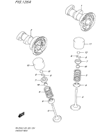 SUZUKI, RMZ 250 US L9, NOCKENWELLE VENTIL