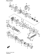 SUZUKI, RMZ 250 US L9, GETRIEBE