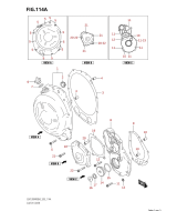 SUZUKI, GSX 1300 R RQ Hayabusa M2, ABDECKUNG KUPPLUNG