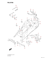 SUZUKI, GSX 1300 R RQ Hayabusa M2, SPRITZSCHUTZ HINTEN