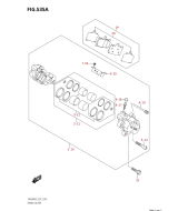 SUZUKI, SV 650 XA M2, BREMSSATTEL VORN