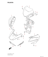 SUZUKI, GSX-S 125 XA M1, SCHEINWERFERABDECKUNG