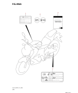 SUZUKI, GSX-S 125 XA M1, BESCHRIFTUNG