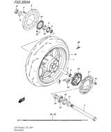 SUZUKI, GSX-R 1000 A L7, HINTERRAD