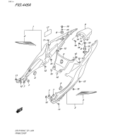 SUZUKI, GSX-R 1000 A L7, RAHMEN VERKLEIDUNG (YSF)