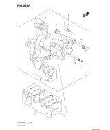 SUZUKI, GSX-R 1000 RA M1, BREMSSATTEL HINTEN