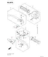 SUZUKI, GSX-S 950 WQM M2, GRIFFE HEBEL