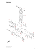 SUZUKI, GSX-S 950 WQM M2, DAEMPFER HINTEN