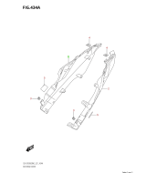 SUZUKI, GSX-S 950 WQM M2, ABDECKUNGEN HECKRAHMEN SEITLICH HINTEN