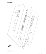 SUZUKI, GSX-S 950 WQM M2, DAEMPFER VORN LINKS