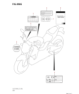 SUZUKI, GSX-S 750 A / AZ M0, BESCHRIFTUNG