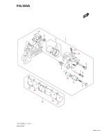 SUZUKI, GSX-S 750 A / AZ M0, BREMSSATTEL HINTEN