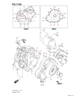 SUZUKI, DL 1050 RQ V-Strom M1, ABDECKUNGEN KURBELGEHAEUSE